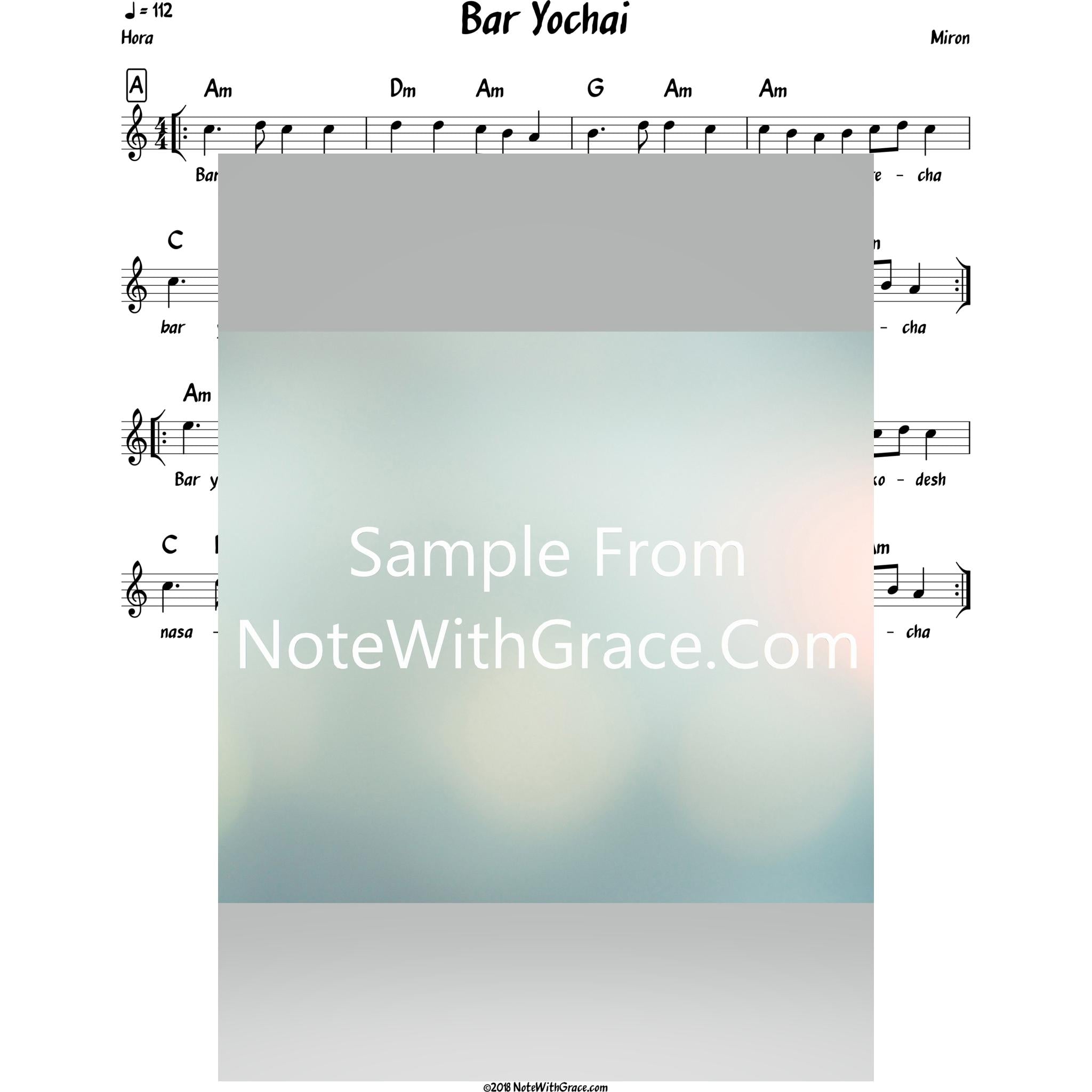 Lag Ba'omer Bundle Lead Sheets (Meron & Beri Weber)-Sheet music-NoteWithGrace.com