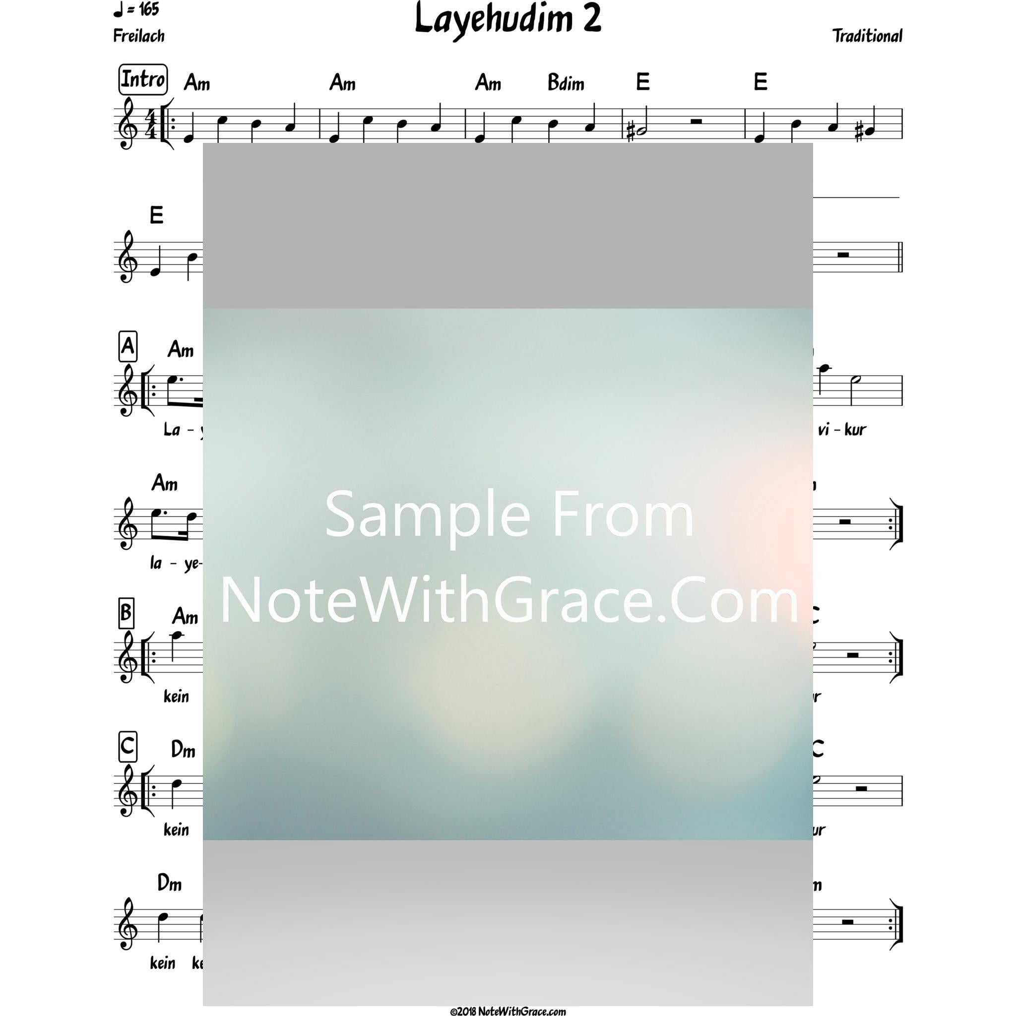 Purim Bundle Lead Sheets (Mixed Collections)-Sheet music-NoteWithGrace.com