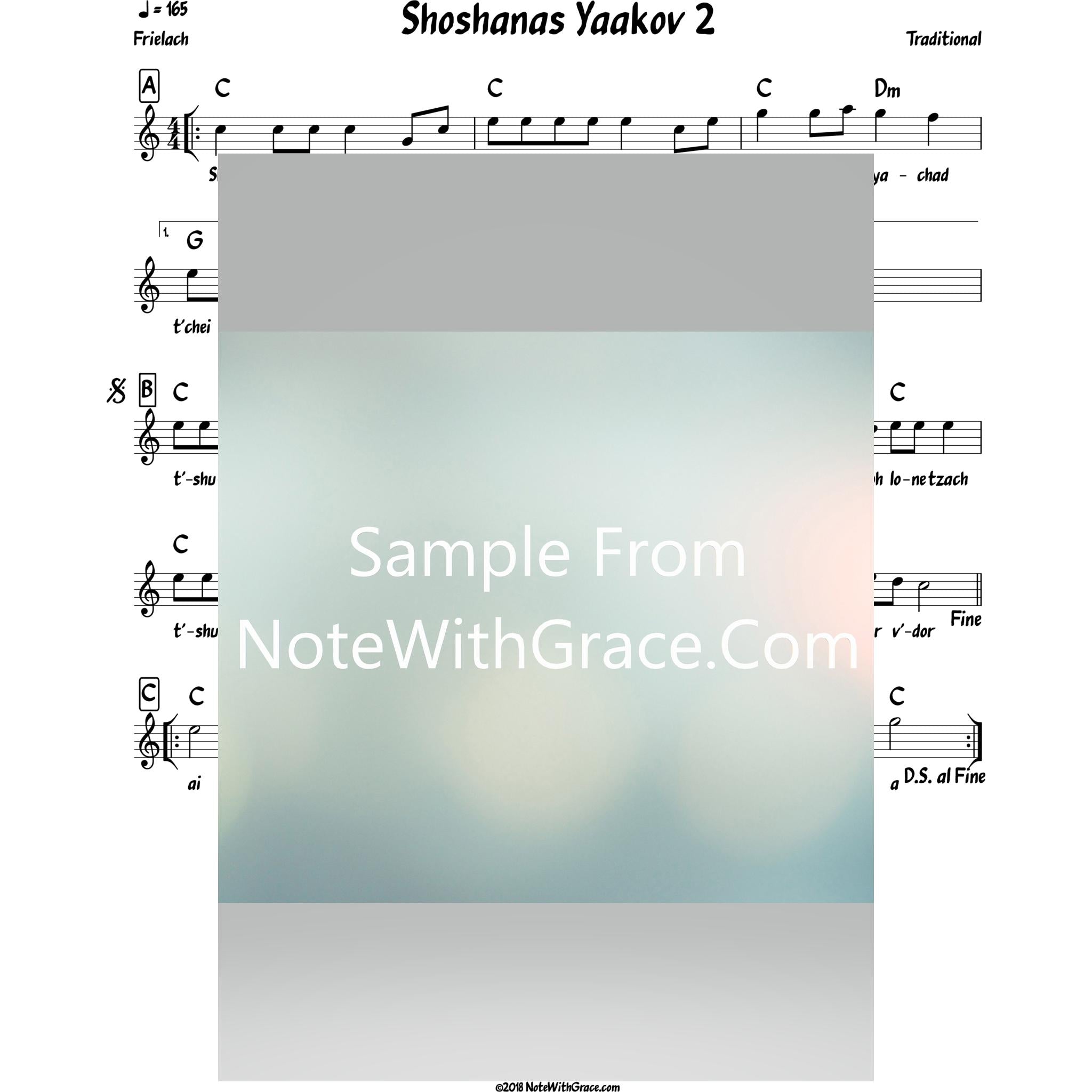 Purim Bundle Lead Sheets (Mixed Collections)-Sheet music-NoteWithGrace.com