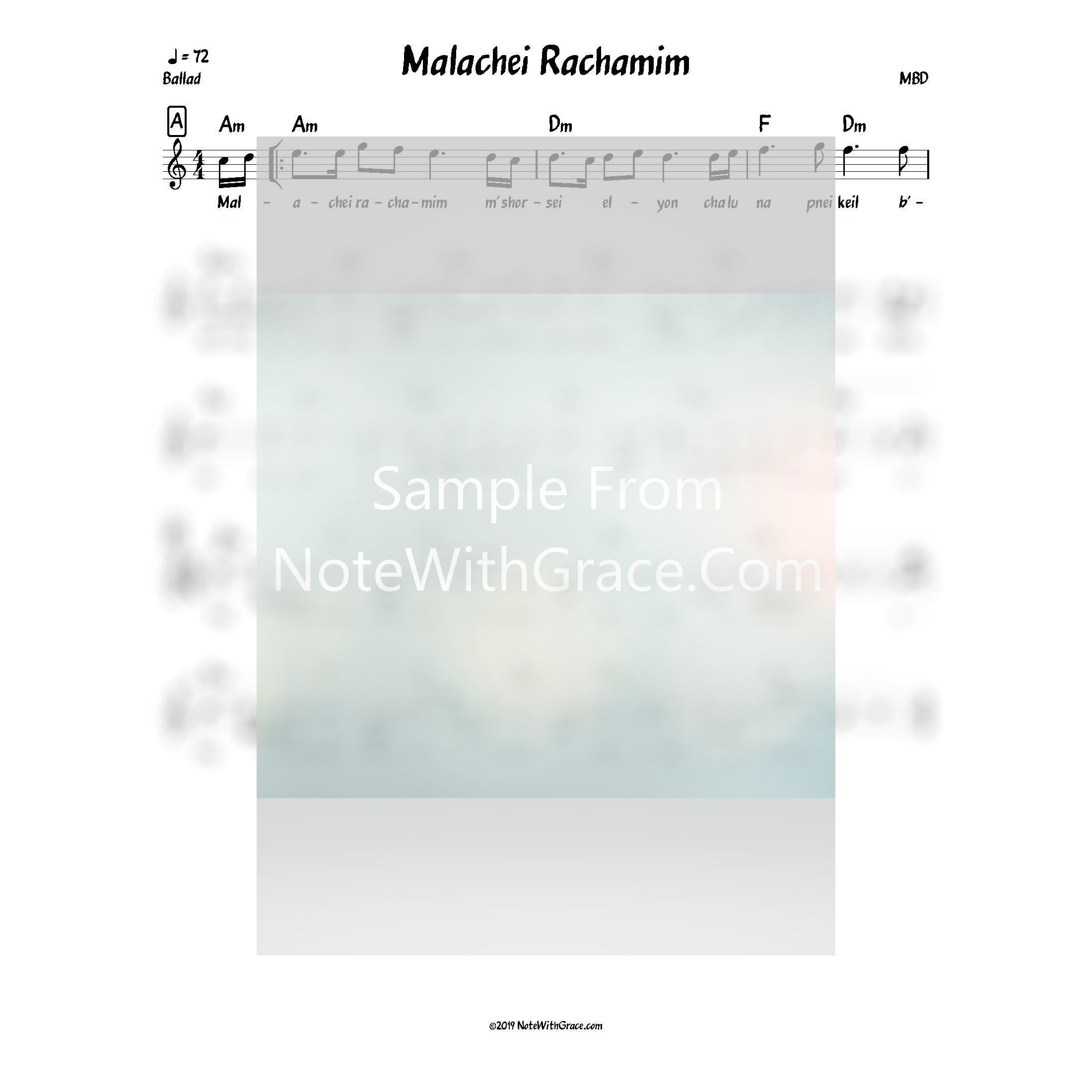 Tishrei Bundle Lead Sheets (Mixed Collections)-Sheet music-NoteWithGrace.com