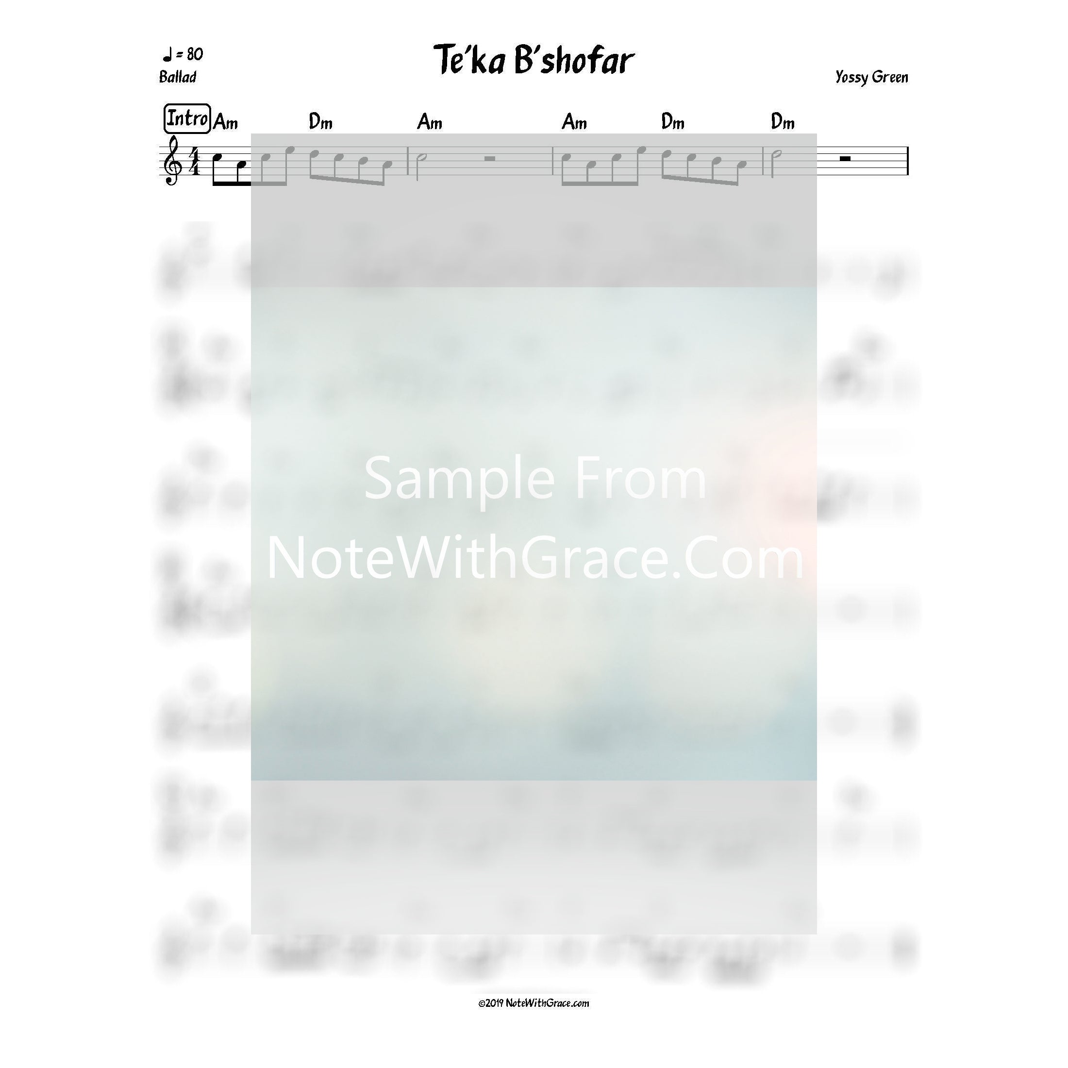 Tishrei Bundle Lead Sheets (Mixed Collections)-Sheet music-NoteWithGrace.com